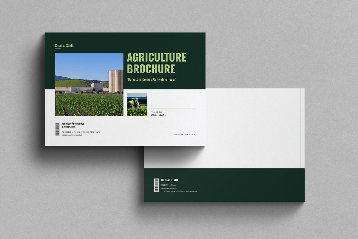 Agriculture Brochure Landscape, a Brochure Template by E-Type (Photo 7 of 7)