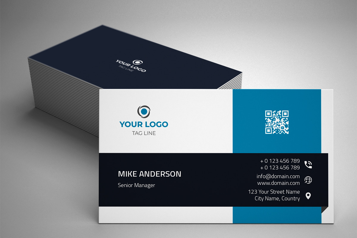 Corporate Business Card, a Business Card Template by designSultan (Photo 3 of 4)