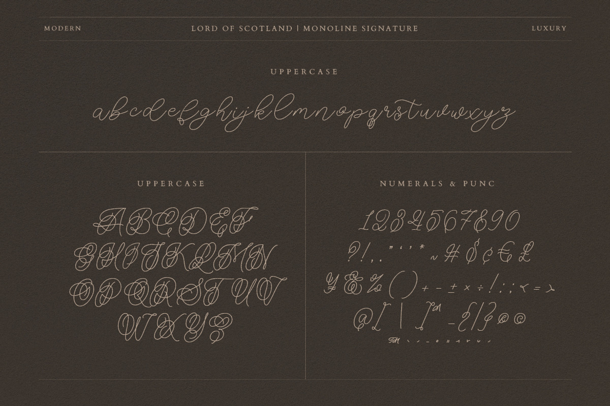 Lord of Scotland Monoline Signature, a Script Font by Creatype Studio (Photo 9 of 9)