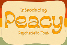 Peacy – Psychedelic Font
