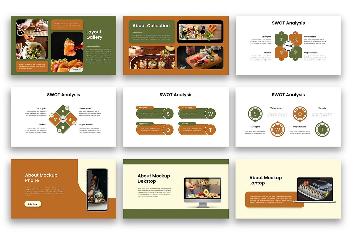 Oshima– Food Keynote Template, a Presentation Template by kreatifreya (Photo 2 of 5)