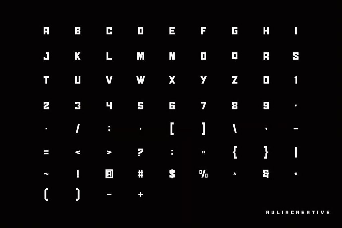 Onedescrod, a Sans Serif Font by Auliacreative (Photo 5 of 7)