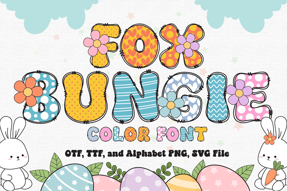 Fox Bungie Color Font, a Symbol Font by Fox7 By Rattana (Photo 1 of 10)