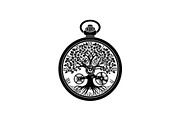 Steampunk Tree of Life Symbol Bundle, an Illustration by yasushie (Thumbnail 6 of 31)