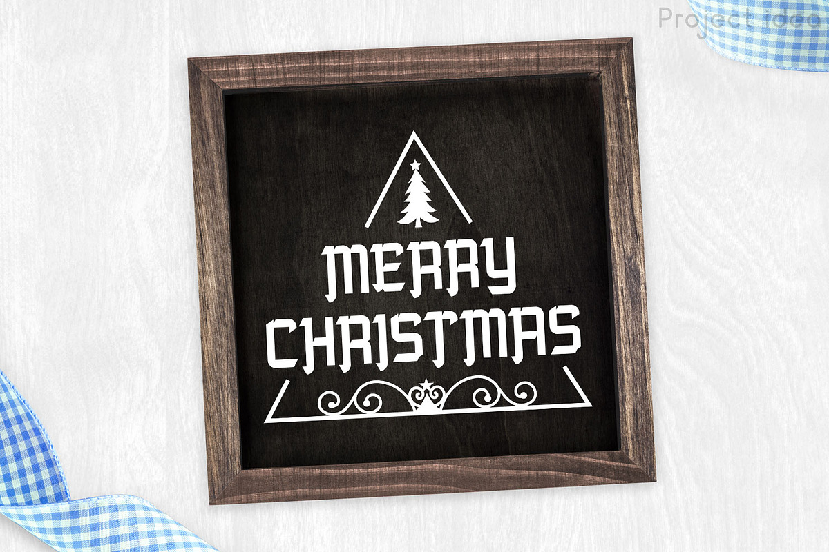 Christmas SVG - Merry Christmas SVG, a Decorative Illustration by Dasagani (Photo 3 of 5)