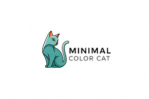 Minimal Color Cat, a Branding & Logo Template by Logocreative