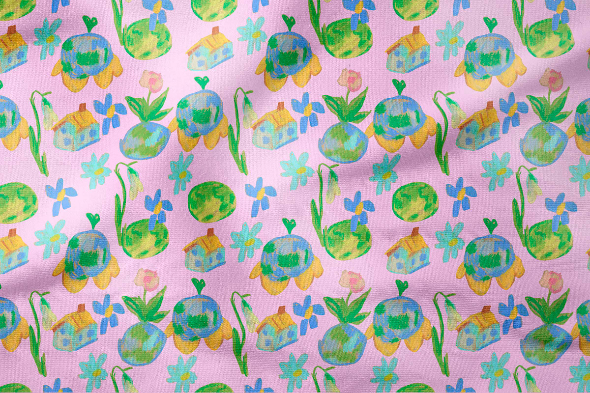 Kids Crayon Eco Icons Seamless Patte, a Pattern Graphic by Lucyinyourheart (Photo 9 of 10)