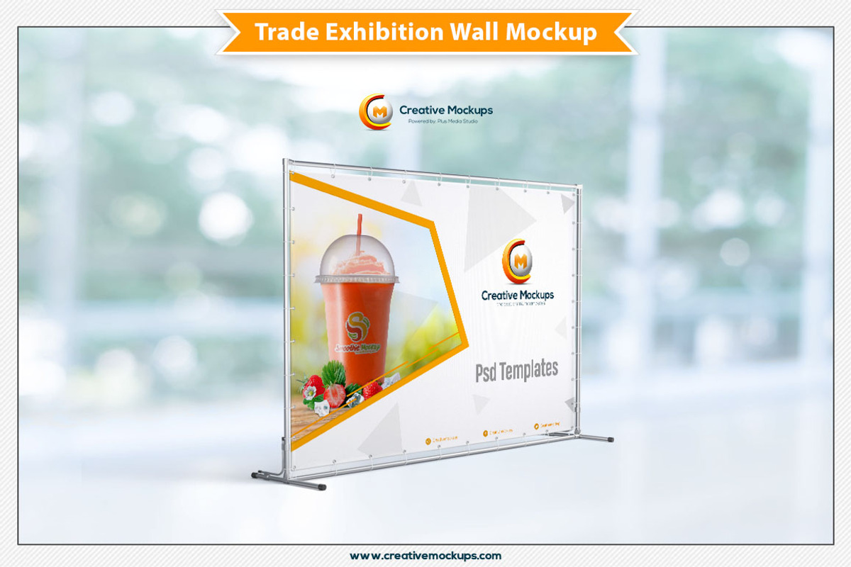 Back Wall Mockup, an Advertising Mockup by Plus Media (Photo 2 of 5)