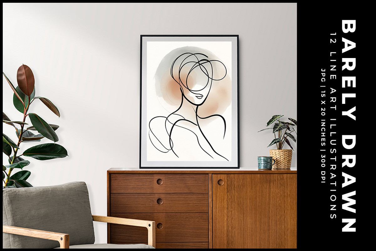 Barely Drawn, a Decorative Illustration by Digital Art Creations (Photo 7 of 9)