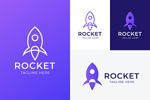 Modern and Creative Rocket Logo, a Branding & Logo Template by Signatoro