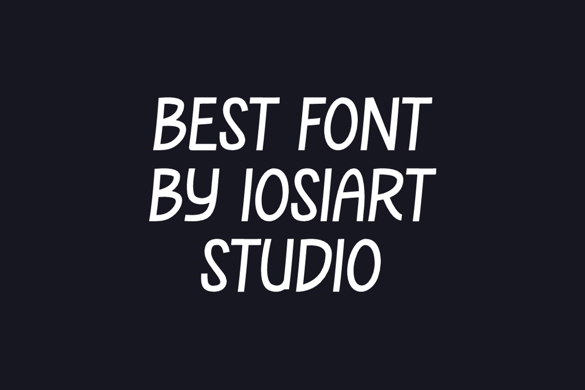 Rantosa - Funny Font, a Sans Serif Font by Iqsiart Studio (Photo 4 of 7)