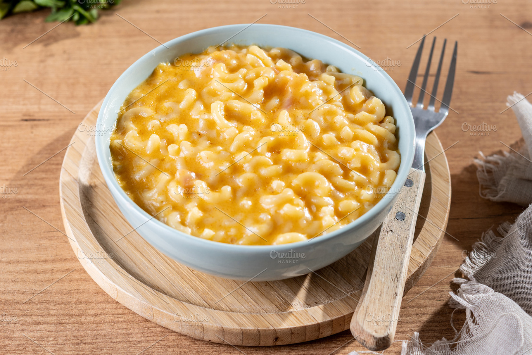 Creamy mac and cheese in a bowl, a Food & Drink Photo by etorres69
