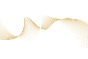 Golden line waves background, a Decorative Illustration by Vector Tradition