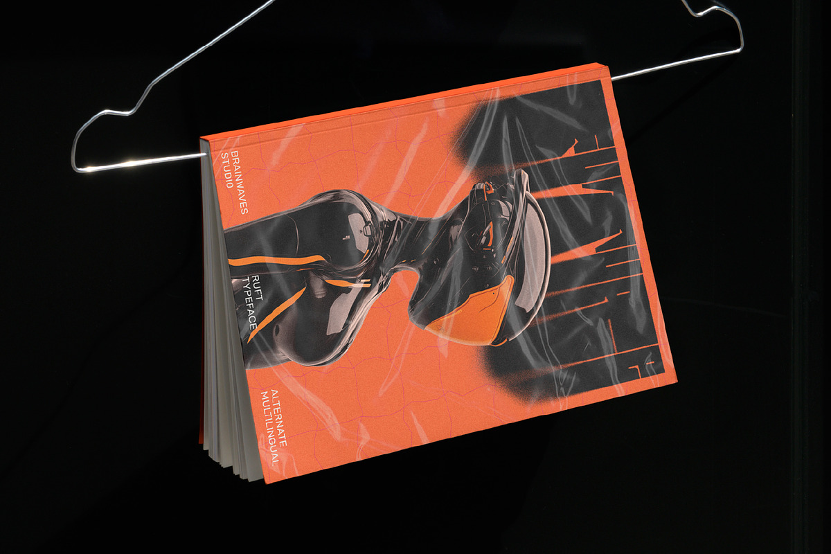 Ruft - Futuristic Display Font, a Sans Serif Font by Brainwaves.Studio (Photo 8 of 8)