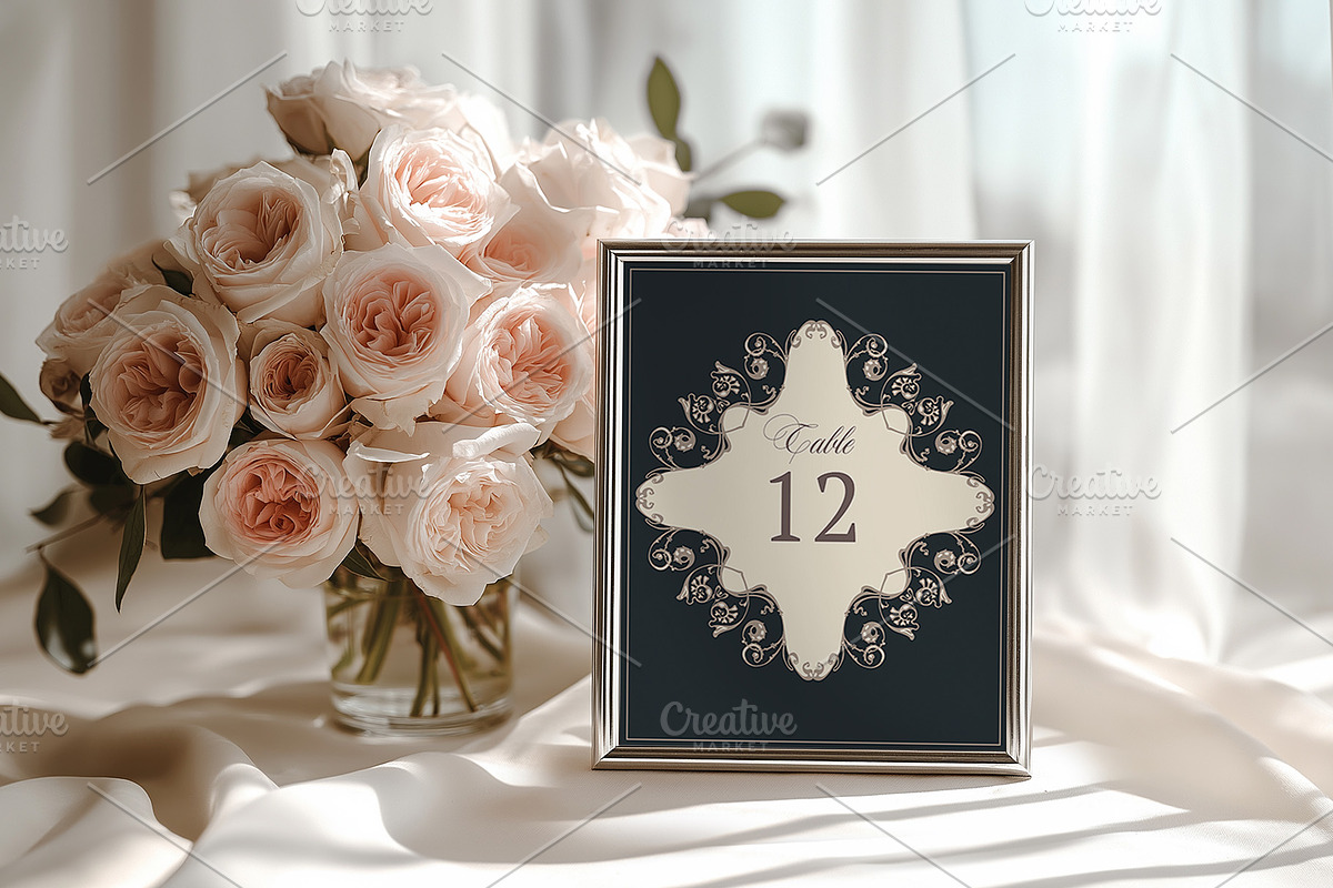 Elegant Baroque Wedding Stationery, an Invitation Template by ilustrinna (Photo 6 of 9)