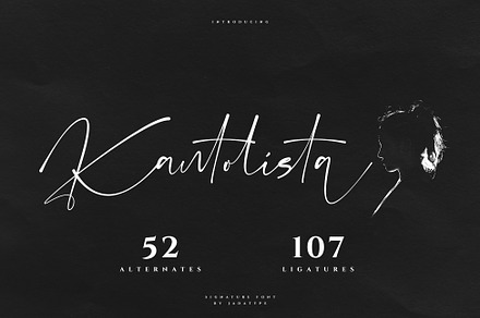 Kantolista Font | Special Signature, a Script Font by Jadatype.id