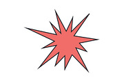 Irregular star shape icons, an Object Graphic by Elena Pimukova (Thumbnail 9 of 16)