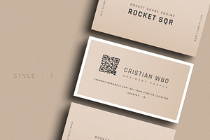 Professional Clean Business Card V56