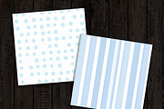 Blue Patterns Digital Paper, a Pattern Graphic by Design Scotch (Thumbnail 7 of 8)