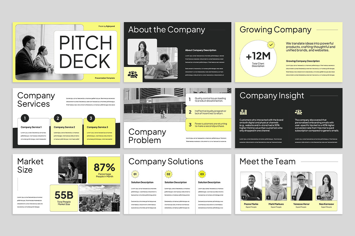 Pitch Deck Keynote, a Presentation Template by rgbryand (Photo 2 of 7)