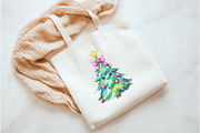 Colorful Glitter Coquette Christmas, an Illustration by Watercolor design (Thumbnail 3 of 6)