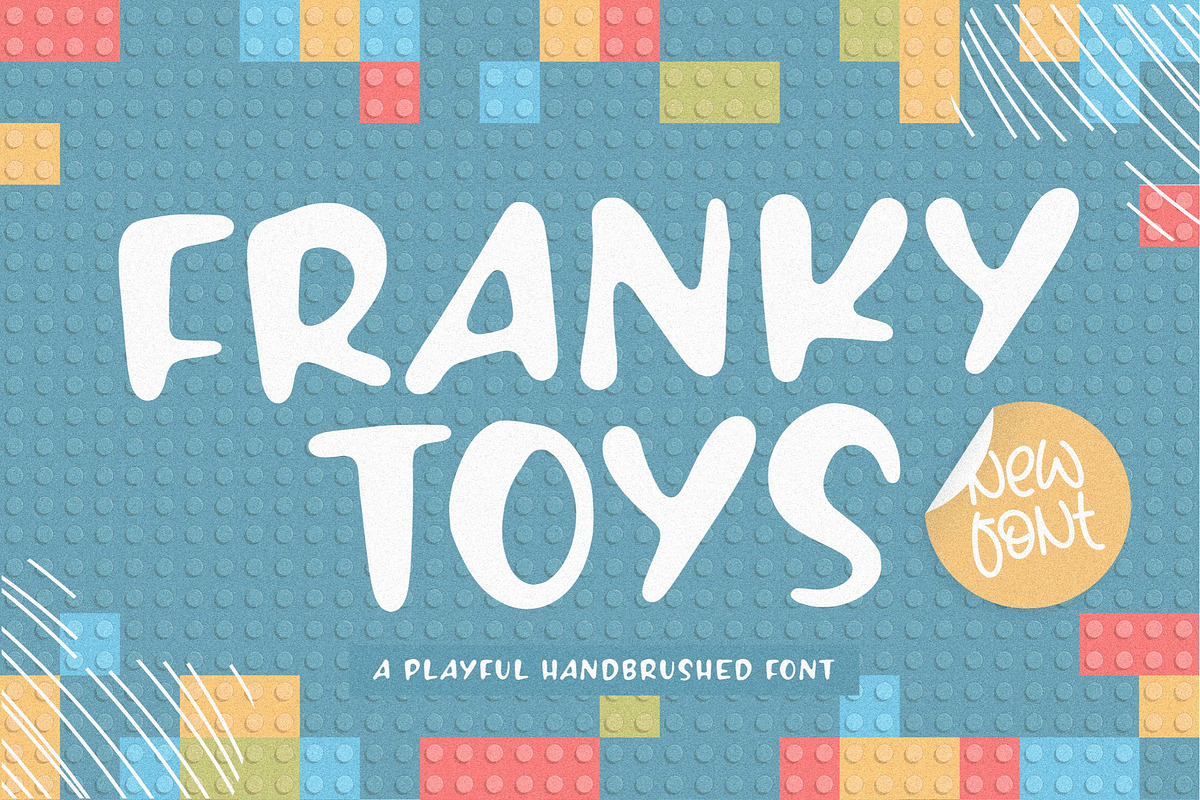 Franky Toys Playful Handbrushed Font, a Script Font by Balpirick Studio (Photo 1 of 7)