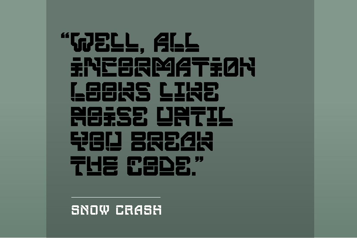 Defcon Cyberpunk Display (4 fonts), a Font by SelfBuild Type (Photo 6 of 8)