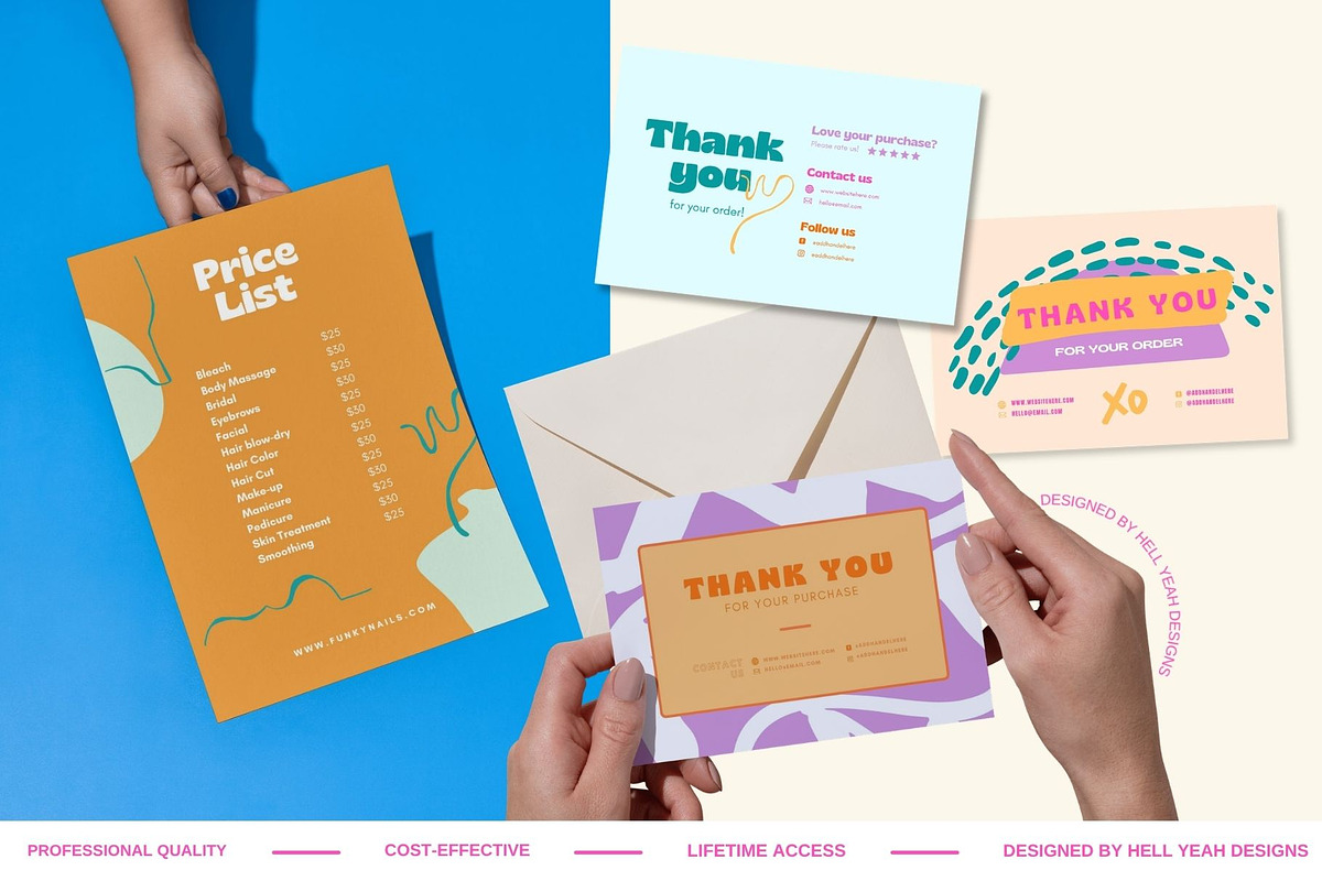Bold Branding Starter Kit Templates, a Branding & Logo Template by Hell Yeah Designs (Photo 9 of 18)