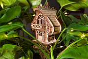 Fantasy Plant House - Laser Cut File, an Object Graphic by VectorPainter (Thumbnail 7 of 17)