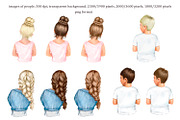 Clipart with dogs, labradoodles., an Animal Illustration by SavinV (Thumbnail 3 of 6)