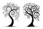 Tree Laser Cut Bundle | Decorative, a Graphic by Designs_River (Thumbnail 8 of 12)