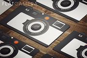 Flat Camera Business Card, a Business Card Template by Lucas Alexander (Thumbnail 3 of 4)