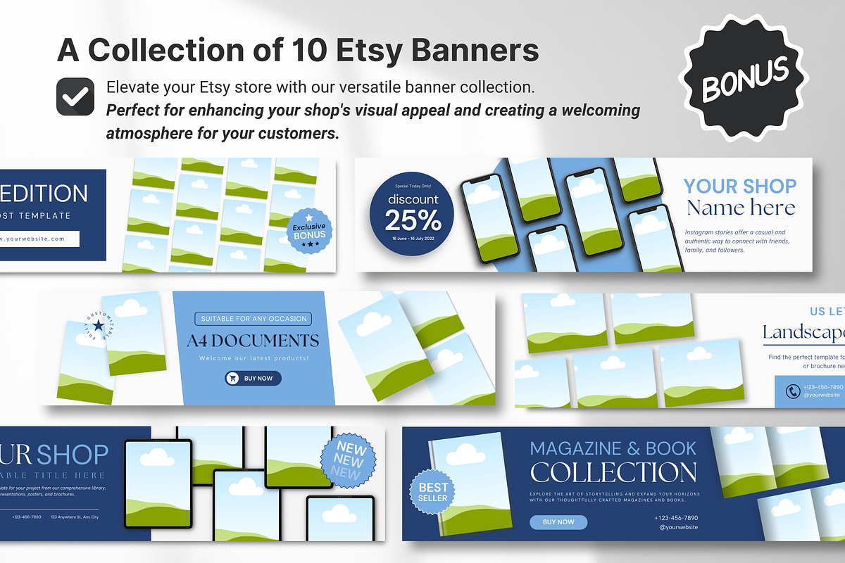 Digital Listing Mockup Templates, a Device Mockup by DigiPax (Photo 8 of 10)