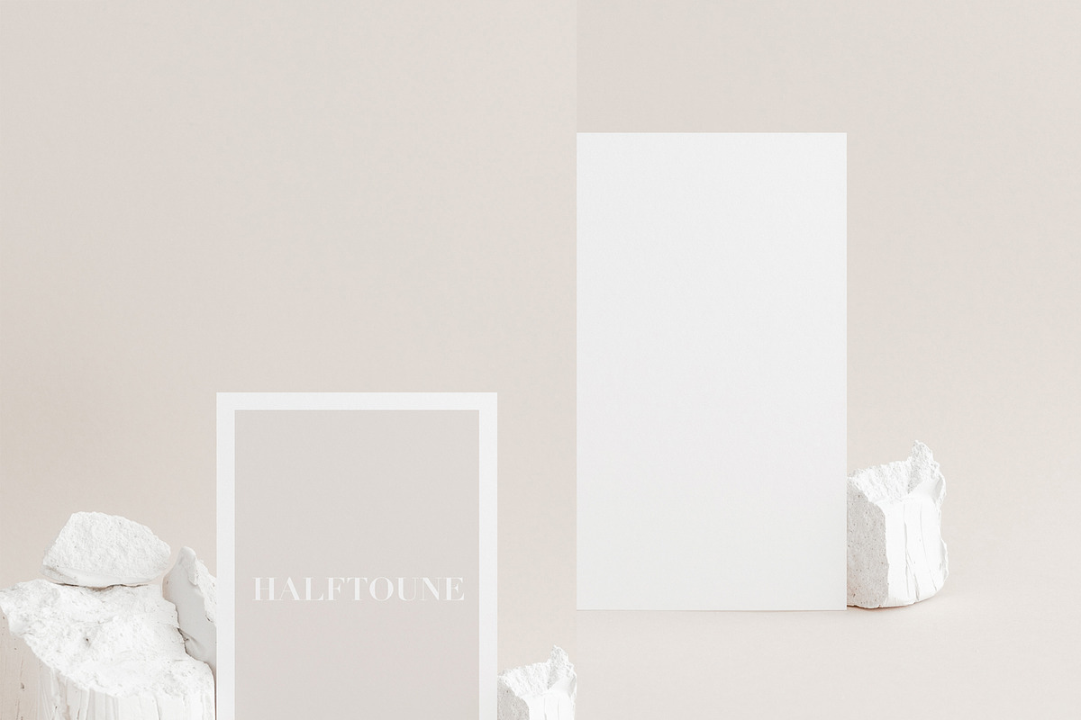 Greeting Card Mockup, Modern Mockup, a Mockup by HALFTOUNE (Photo 2 of 4)