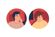 Friends watch movie at cinema, a Person Illustration by Good Studio (Thumbnail 3 of 3)
