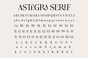 Astegra - Ligature Serif, a Serif Font by Mulkan Nazir (Thumbnail 17 of 17)