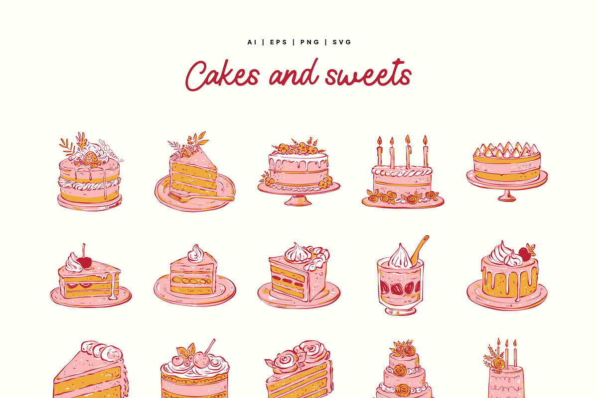 Cocktails & Sweets | Illustratration, an Object Illustration by KetteCreate (Photo 9 of 15)