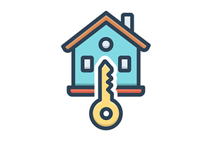 Real estate color icon, a Duotone Icon by Creative priyanka