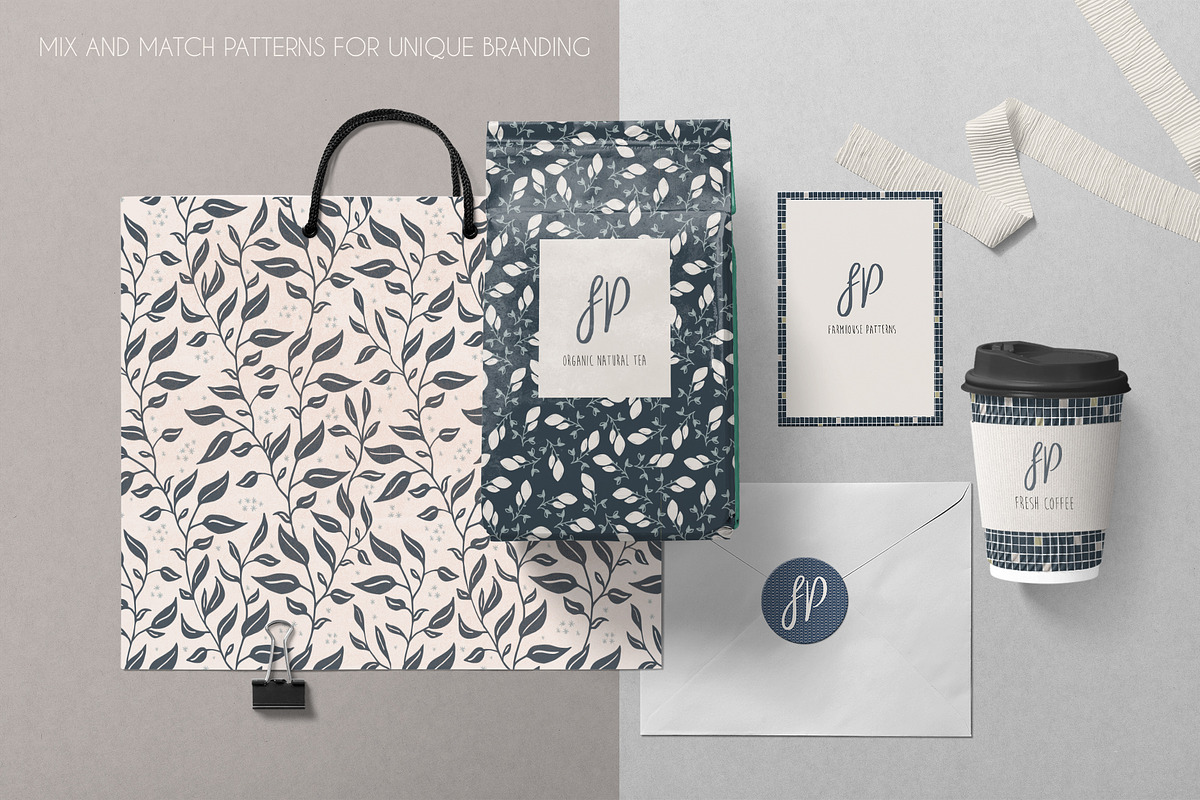 Farmhouse essentials and florals, a Pattern Graphic by Cozy pattern shop (Photo 7 of 11)