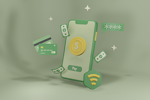 Money And Payment 3D Illustration