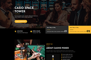 AT Casino Onepage WordPress Theme