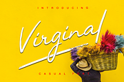 Virginal, a Script Font by Larin Type Co. (Thumbnail 1 of 5)
