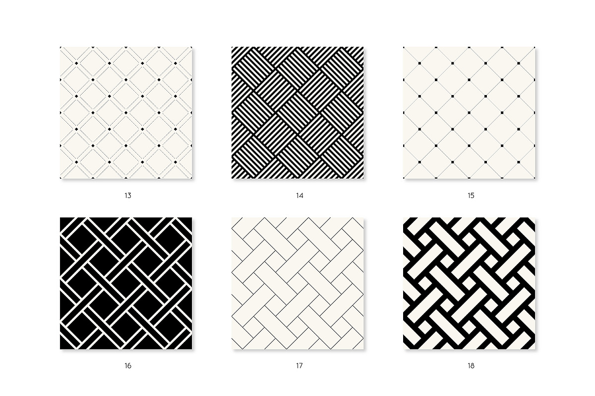 Squares. Seamless Patterns, a Pattern Graphic by Curly_Pat (Photo 5 of 8)