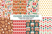 Classic Gingerbread Seamless Pattern, a Pattern Graphic by Alanna Messina Design Co (Thumbnail 1 of 8)
