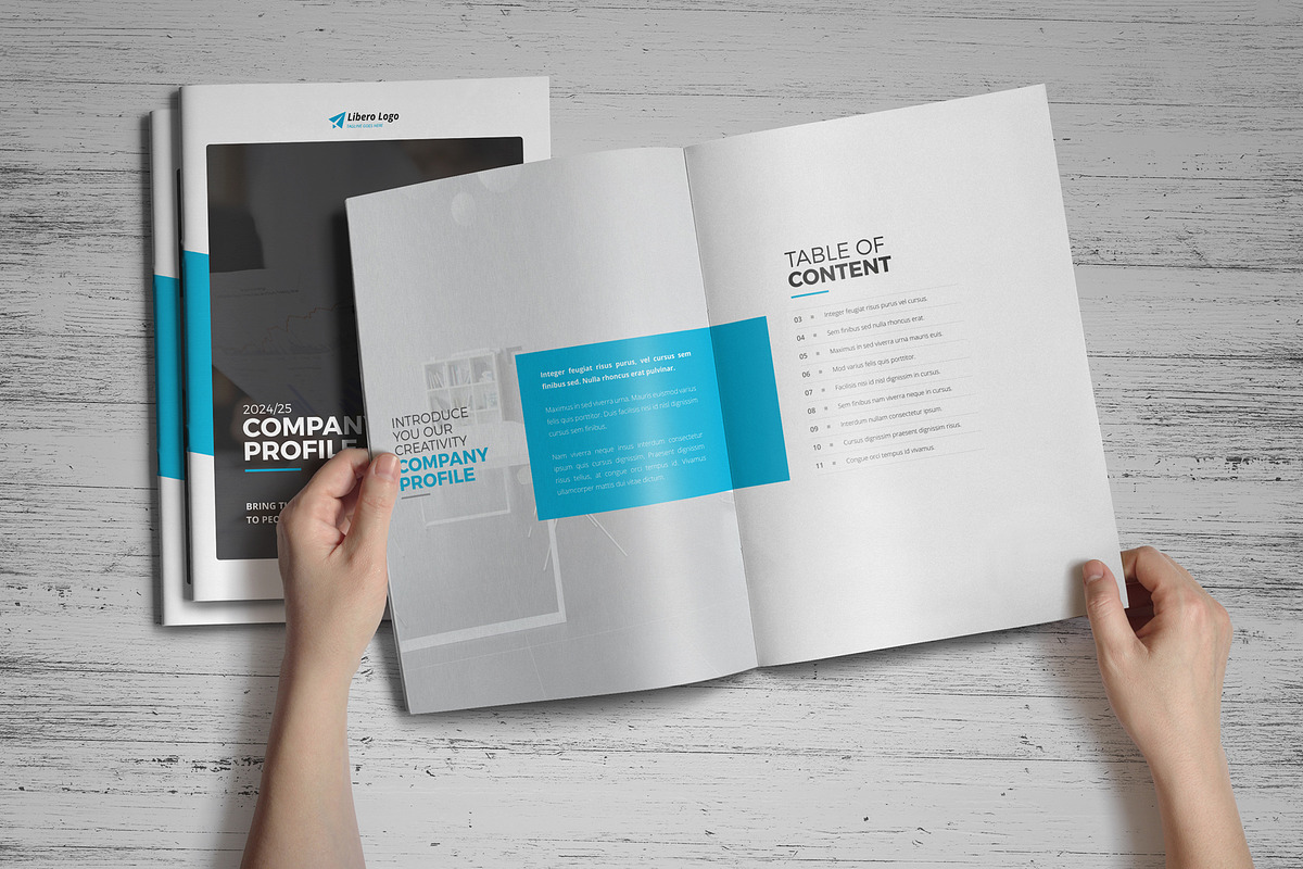 Company Profile Brochure, a Brochure Template by Miyaji75 (Photo 3 of 19)