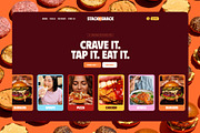 StacknSnack · Food Website Template, a Landing Page Template by Brickclay (Thumbnail 3 of 10)
