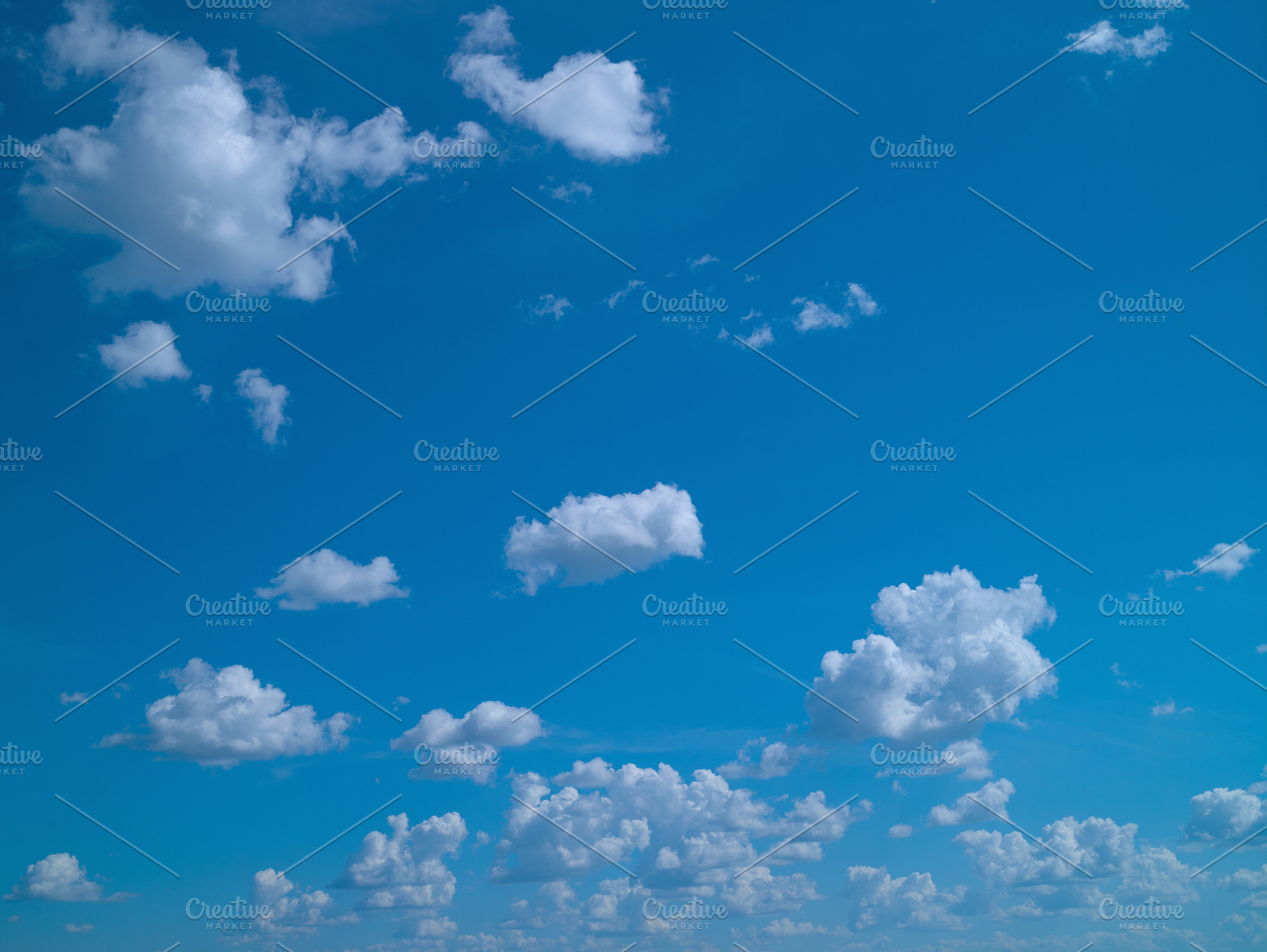 Summer blue sky with white light clo stock photo containing cloud and blue, an Abstract Photo by oleghz