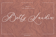 Betty Laudia | Modern Calligraphy, a Script Font by Khalidin.Ink (Thumbnail 1 of 15)