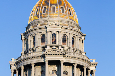 State capitol building in denver containing colorado, america, and american, an Architecture Photo by Backyard Stock