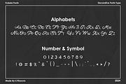 Kubela | Decorative Font Type, a Serif Font by filosovis (Thumbnail 2 of 5)